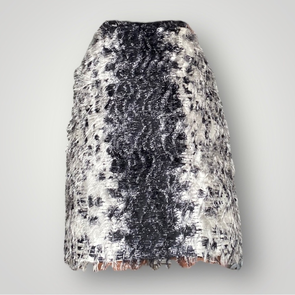 Reed Krakoff Silk Furry Skirt 🌪️